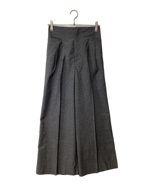 UNITED ARROWS（ユナイテッドアローズ）UNITED ARROWS (ユナイテッドアローズ) ワイドタックパンツ グレー サイズ:38の古着・服飾アイテム
