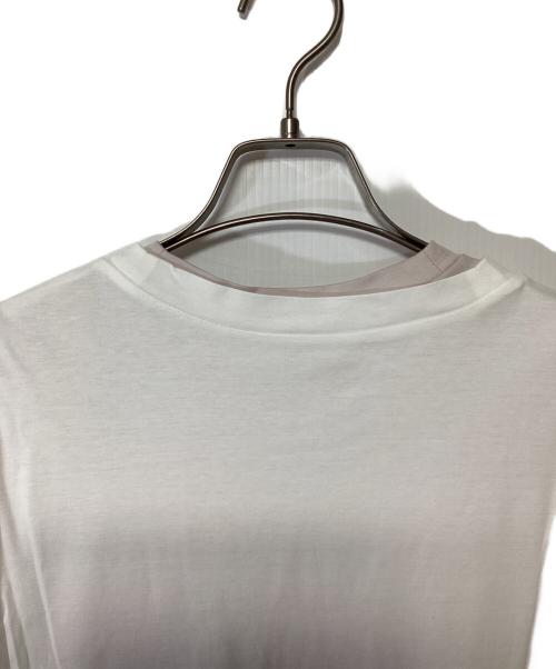 LOHEN（ローヘン）LOHEN (ローヘン) バイカラーレイヤードT シャツ ホワイト サイズ:Fの古着・服飾アイテム