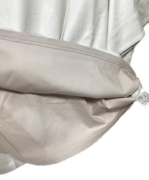 LOHEN（ローヘン）LOHEN (ローヘン) バイカラーレイヤードT シャツ ホワイト サイズ:Fの古着・服飾アイテム