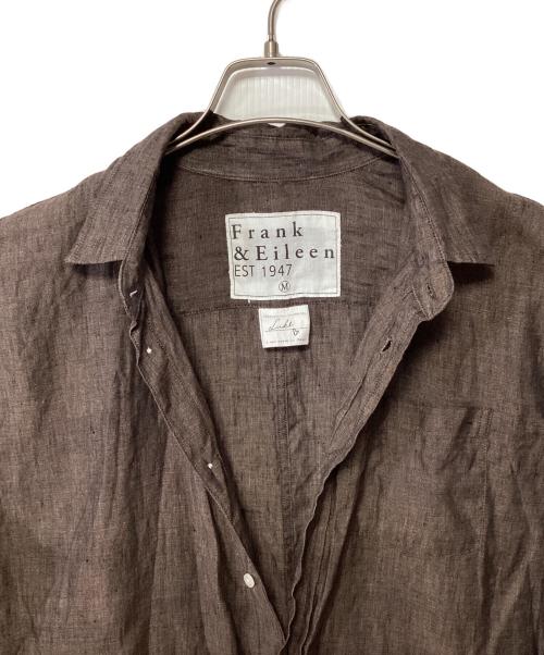 Frank&Eileen（フランクアンドアイリーン）Frank&Eileen (フランクアンドアイリーン) 長袖シャツ ブラウン サイズ:Mの古着・服飾アイテム