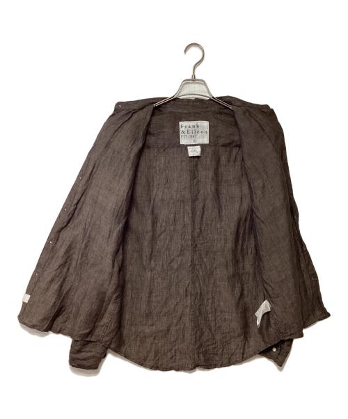 Frank&Eileen（フランクアンドアイリーン）Frank&Eileen (フランクアンドアイリーン) 長袖シャツ ブラウン サイズ:Mの古着・服飾アイテム