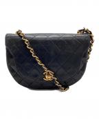 CHANELシャネル）の古着「チェーンショルダーバッグ」｜ブラック