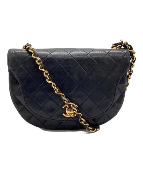 CHANEL（シャネル）CHANEL (シャネル) チェーンショルダーバッグ ブラックの古着・服飾アイテム