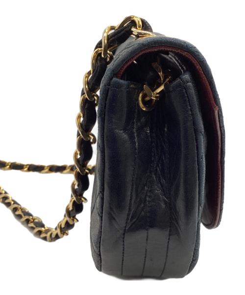 CHANEL（シャネル）CHANEL (シャネル) チェーンショルダーバッグ ブラックの古着・服飾アイテム