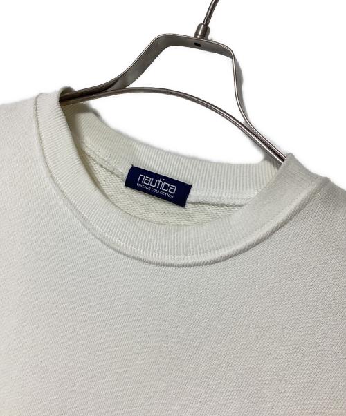 NAUTICA（ノーティカ）NAUTICA (ノーティカ) スウェット ホワイト サイズ:Lの古着・服飾アイテム