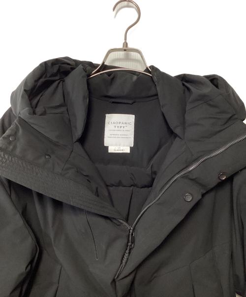CIAOPANIC TYPY（チャオパニックティピー）CIAOPANIC TYPY (チャオパニックティピー) テックウォームジップフードブルゾン ブラック サイズ:Lの古着・服飾アイテム