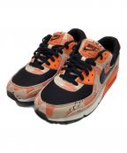 NIKEナイキ）の古着「AIR MAX90」｜オレンジ×ブラック