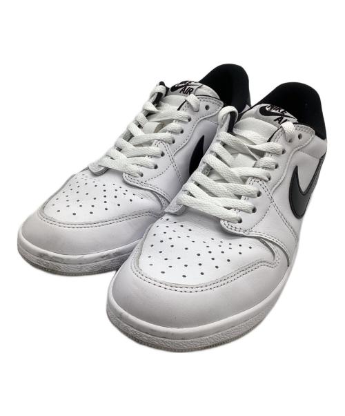 NIKE（ナイキ）NIKE (ナイキ) AIR JORDAN1 ホワイト×ブラック サイズ:27の古着・服飾アイテム