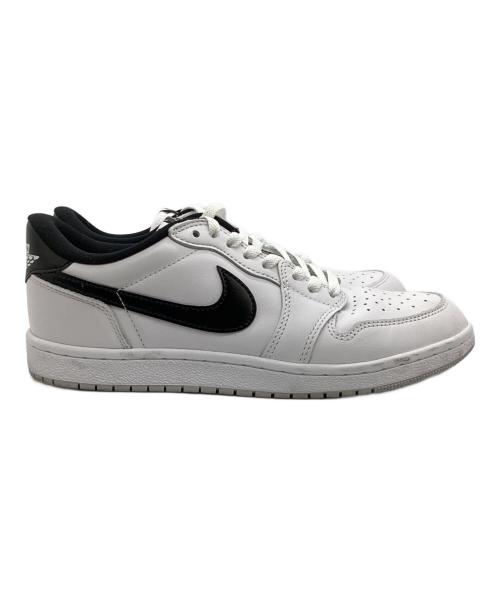 NIKE（ナイキ）NIKE (ナイキ) AIR JORDAN1 ホワイト×ブラック サイズ:27の古着・服飾アイテム