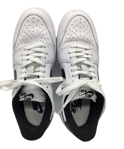 NIKE（ナイキ）NIKE (ナイキ) AIR JORDAN1 ホワイト×ブラック サイズ:27の古着・服飾アイテム