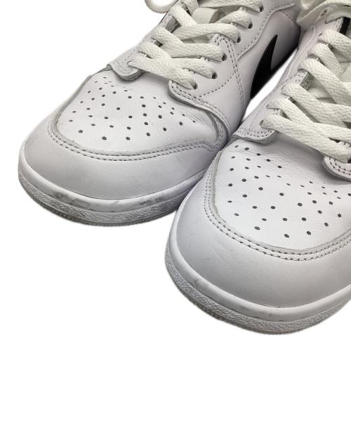 NIKE（ナイキ）NIKE (ナイキ) AIR JORDAN1 ホワイト×ブラック サイズ:27の古着・服飾アイテム