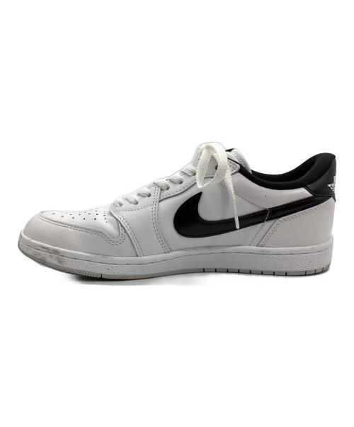 NIKE（ナイキ）NIKE (ナイキ) AIR JORDAN1 ホワイト×ブラック サイズ:27の古着・服飾アイテム