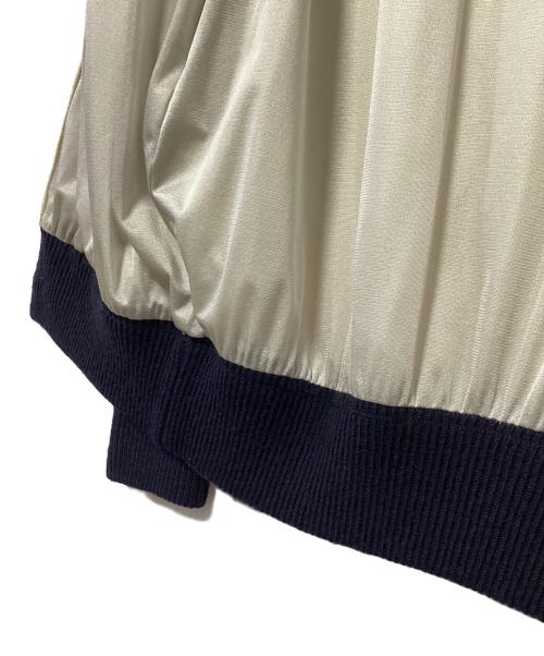 PEARLY GATES（パーリーゲイツ）PEARLY GATES (パーリーゲイツ) ニットジャケット アイボリー×ブラック サイズ:4の古着・服飾アイテム