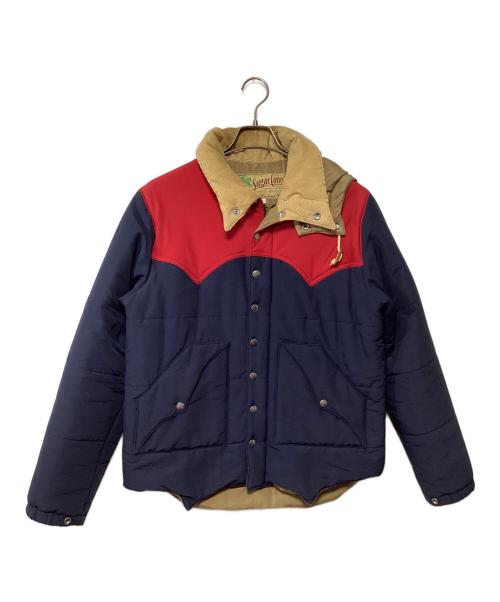 SUGAR CANE（シュガーケーン）SUGAR CANE (シュガーケーン) 中綿ジャケット ネイビー×レッド サイズ:Lの古着・服飾アイテム