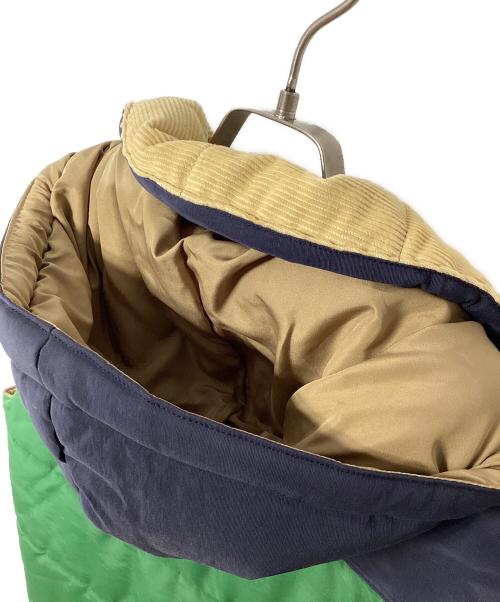 SUGAR CANE（シュガーケーン）SUGAR CANE (シュガーケーン) 中綿ベスト ネイビー×グリーン サイズ:Lの古着・服飾アイテム