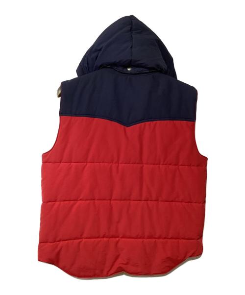 SUGAR CANE（シュガーケーン）SUGAR CANE (シュガーケーン) 中綿ベスト ネイビー×レッド サイズ:Lの古着・服飾アイテム