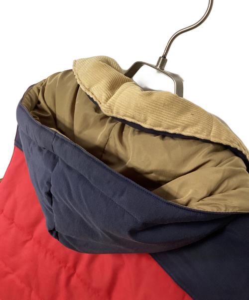 SUGAR CANE（シュガーケーン）SUGAR CANE (シュガーケーン) 中綿ベスト ネイビー×レッド サイズ:Lの古着・服飾アイテム