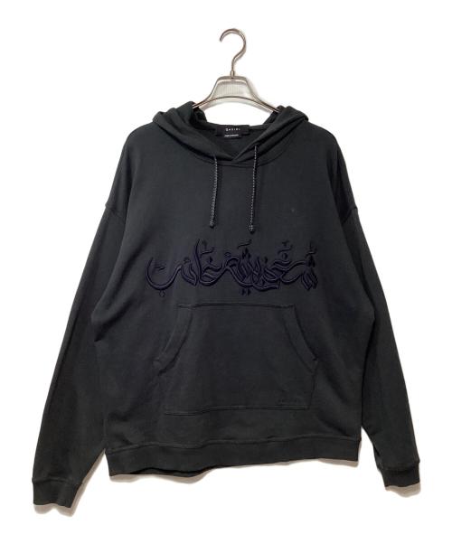 QASIMI（カシミ）QASIMI (カシミ) プルオーバーパーカー ブラック サイズ:Sの古着・服飾アイテム