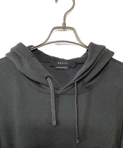 QASIMI（カシミ）QASIMI (カシミ) プルオーバーパーカー ブラック サイズ:Sの古着・服飾アイテム