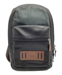 COACH（コーチ）の古着「ボディーバッグ」｜ブラック×ブラウン