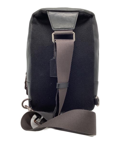 COACH（コーチ）COACH (コーチ) ボディーバッグ ブラック×ブラウンの古着・服飾アイテム