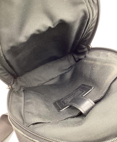 COACH（コーチ）COACH (コーチ) ボディーバッグ ブラック×ブラウンの古着・服飾アイテム