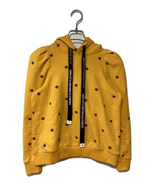 DOUBLE STANDARD CLOTHING（ダブルスタンダードクロージング）DOUBLE STANDARD CLOTHING (ダブルスタンダードクロージング) パフスリーブ刺繍パーカー イエロー サイズ:36の古着・服飾アイテム