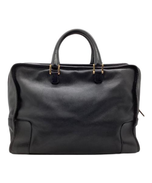 LOEWE（ロエベ）LOEWE (ロエベ) レザーハンドバッグ ブラックの古着・服飾アイテム