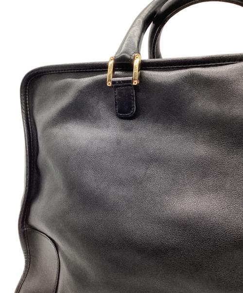 LOEWE（ロエベ）LOEWE (ロエベ) レザーハンドバッグ ブラックの古着・服飾アイテム