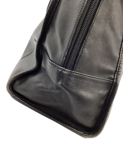 LOEWE（ロエベ）LOEWE (ロエベ) レザーハンドバッグ ブラックの古着・服飾アイテム