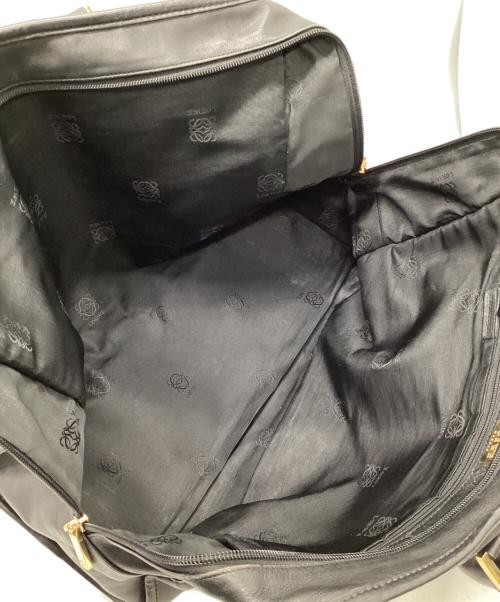 LOEWE（ロエベ）LOEWE (ロエベ) レザーハンドバッグ ブラックの古着・服飾アイテム