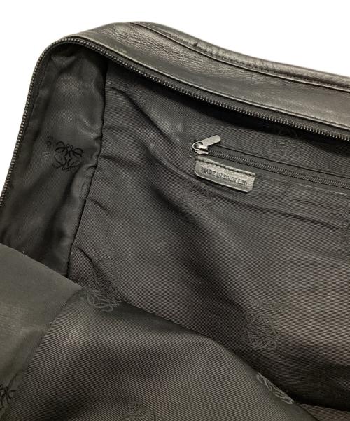 LOEWE（ロエベ）LOEWE (ロエベ) レザーハンドバッグ ブラックの古着・服飾アイテム