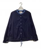 SUBTLEサートル）の古着「長袖シャツ」｜ネイビー×ブルー