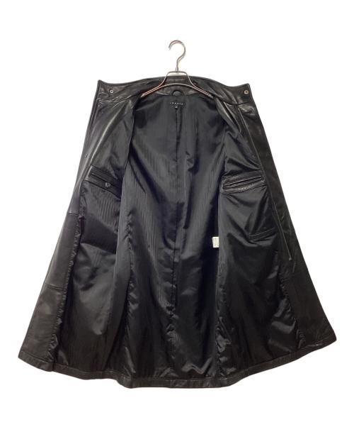 theory（セオリー）theory (セオリー) レザーコート ブラック サイズ:40の古着・服飾アイテム