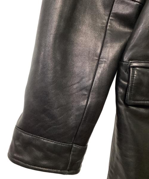 theory（セオリー）theory (セオリー) レザーコート ブラック サイズ:40の古着・服飾アイテム