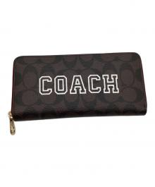 COACH（コーチ）の古着「ロングウォレット」｜ブラウン×ボルドー