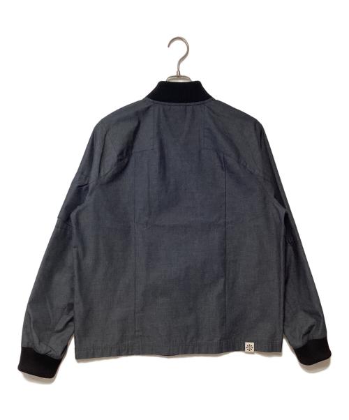 NIKE（ナイキ）NIKE (ナイキ) ウーブンボンバージャケット グレー×ブラック サイズ:Lの古着・服飾アイテム