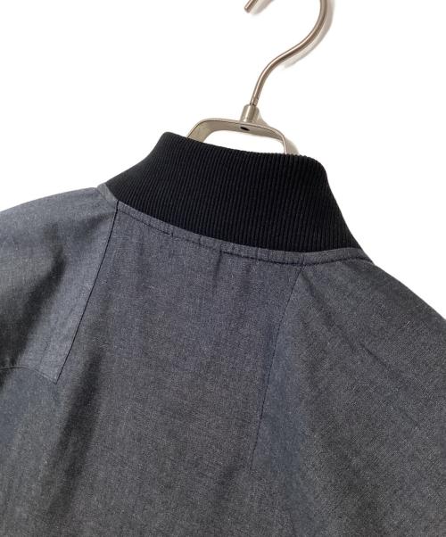 NIKE（ナイキ）NIKE (ナイキ) ウーブンボンバージャケット グレー×ブラック サイズ:Lの古着・服飾アイテム