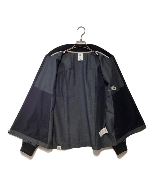 NIKE（ナイキ）NIKE (ナイキ) ウーブンボンバージャケット グレー×ブラック サイズ:Lの古着・服飾アイテム