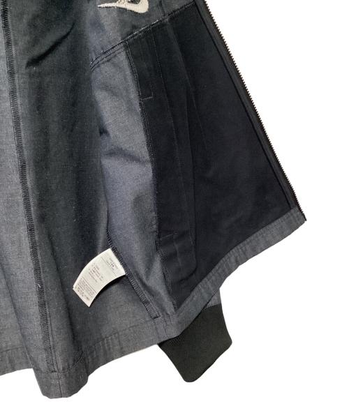 NIKE（ナイキ）NIKE (ナイキ) ウーブンボンバージャケット グレー×ブラック サイズ:Lの古着・服飾アイテム