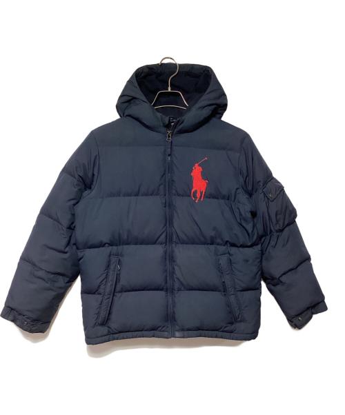 POLO RALPH LAUREN（ポロ・ラルフローレン）POLO RALPH LAUREN (ポロ・ラルフローレン) ダウンジャケット ネイビー サイズ:160の古着・服飾アイテム