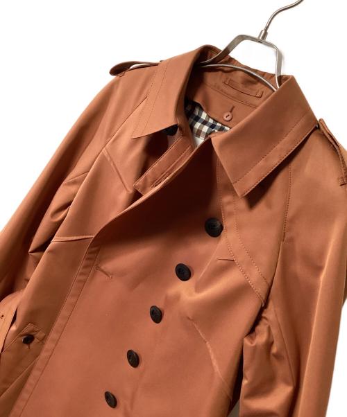 Aquascutum（アクアスキュータム）Aquascutum (アクアスキュータム) トレンチコート ブラウン サイズ:記載なしの古着・服飾アイテム