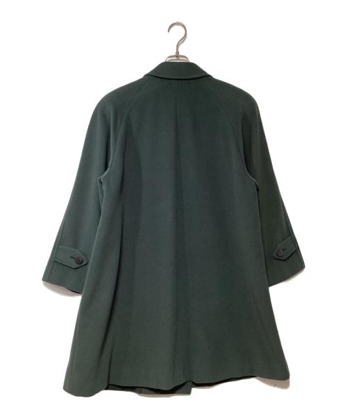 Burberry's（バーバリー）Burberry's (バーバリーズ) ダブルチェスターコート グリーン サイズ:7ARの古着・服飾アイテム