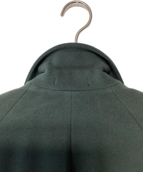 Burberry's（バーバリー）Burberry's (バーバリーズ) ダブルチェスターコート グリーン サイズ:7ARの古着・服飾アイテム