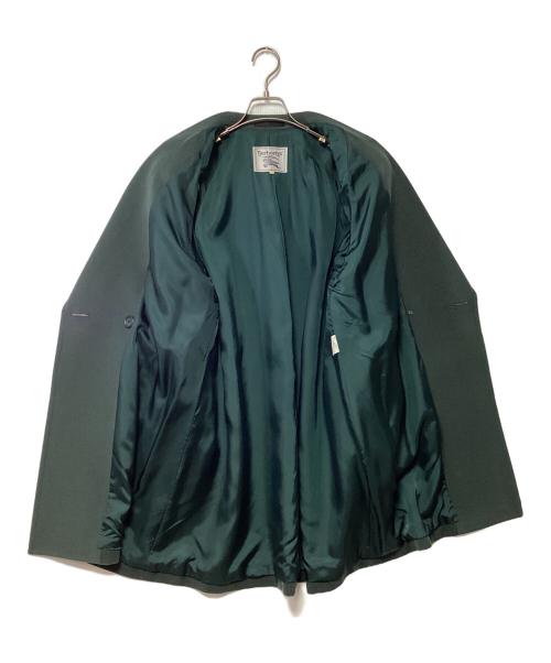 Burberry's（バーバリー）Burberry's (バーバリーズ) ダブルチェスターコート グリーン サイズ:7ARの古着・服飾アイテム