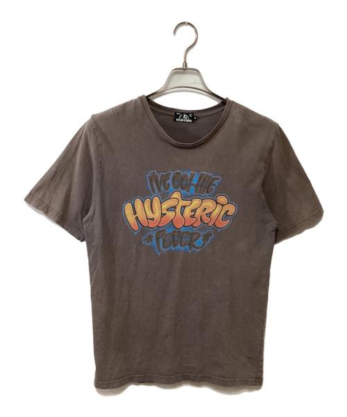 Hysteric Glamour（ヒステリックグラマー）Hysteric Glamour (ヒステリックグラマー) 半袖Tシャツ グレー サイズ:Mの古着・服飾アイテム