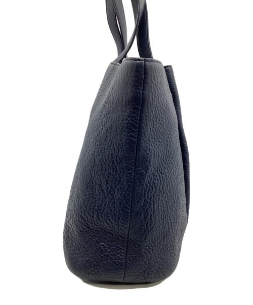 PAUL SMITH（ポールスミス）PAUL SMITH (ポールスミス) レザートートバッグ ネイビーの古着・服飾アイテム