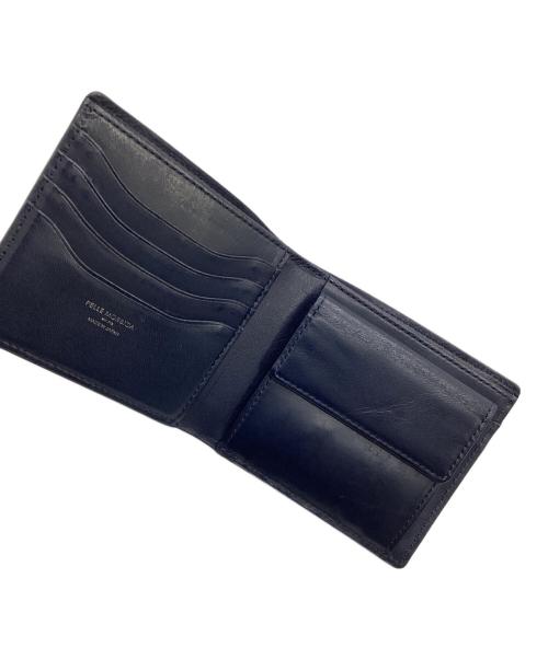 PELLE MORBIDA（ペッレモルビダ）PELLE MORBIDA (ペッレモルビダ) 2つ折り財布 ブラックの古着・服飾アイテム