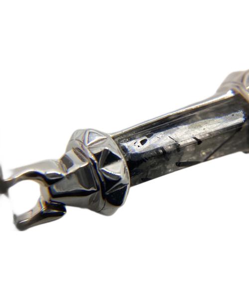 AWNL（オールウィニードイズラブ）AWNL (オールウィニードイズラブ) 黒ルチルクォーツネックレス シルバーの古着・服飾アイテム