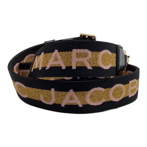 MARC JACOBS（マークジェイコブズ）MARC JACOBS (マークジェイコブズ) ショルダーストラップ ブラック×ゴールド ブラック×ゴールドの古着・服飾アイテム